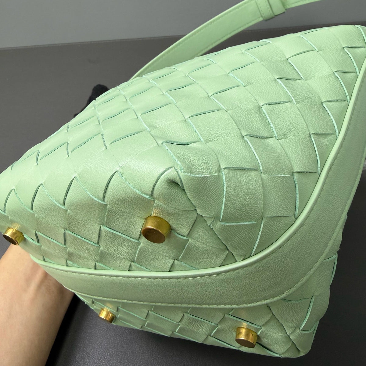 Bottega Veneta - Candy Wallace Mini - Leather - Green - (mini)