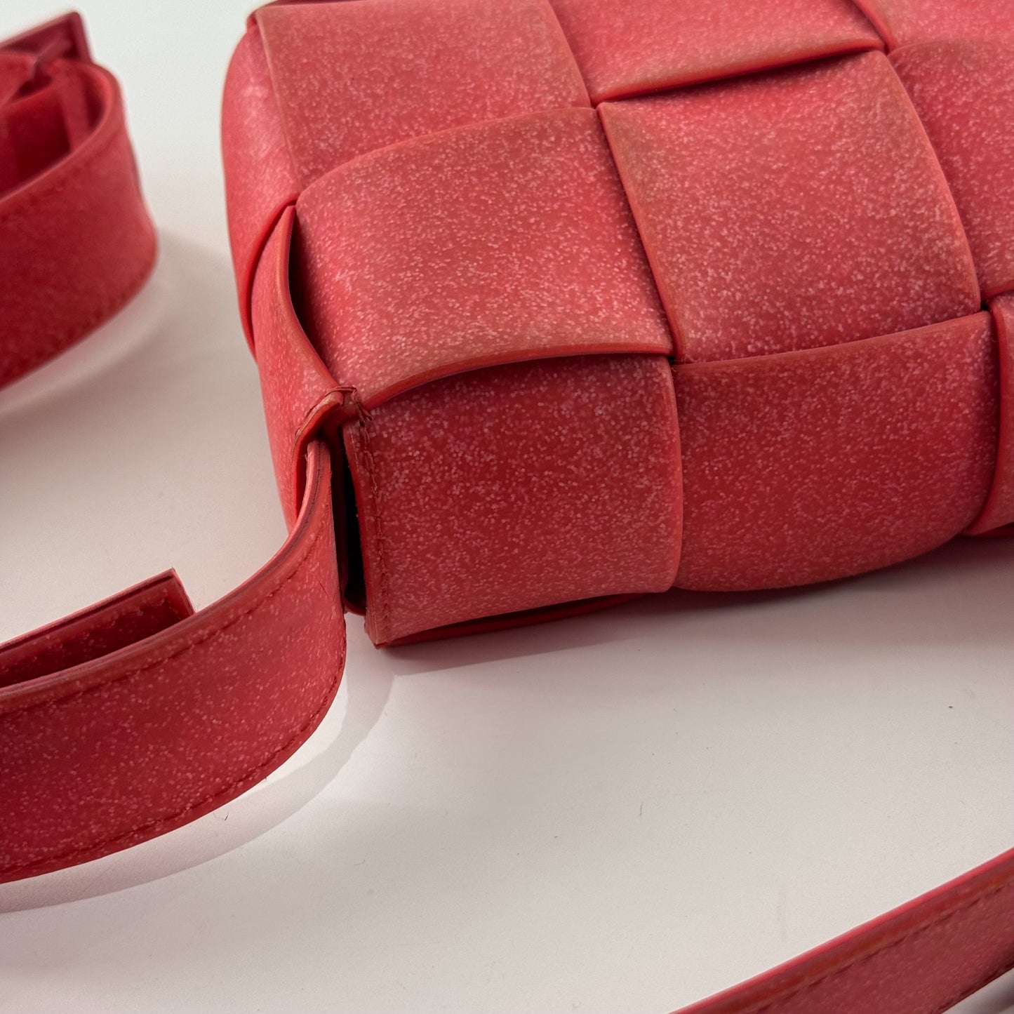 Bottega Veneta - Cassette Crossbody - Leather - Pink - (mini)