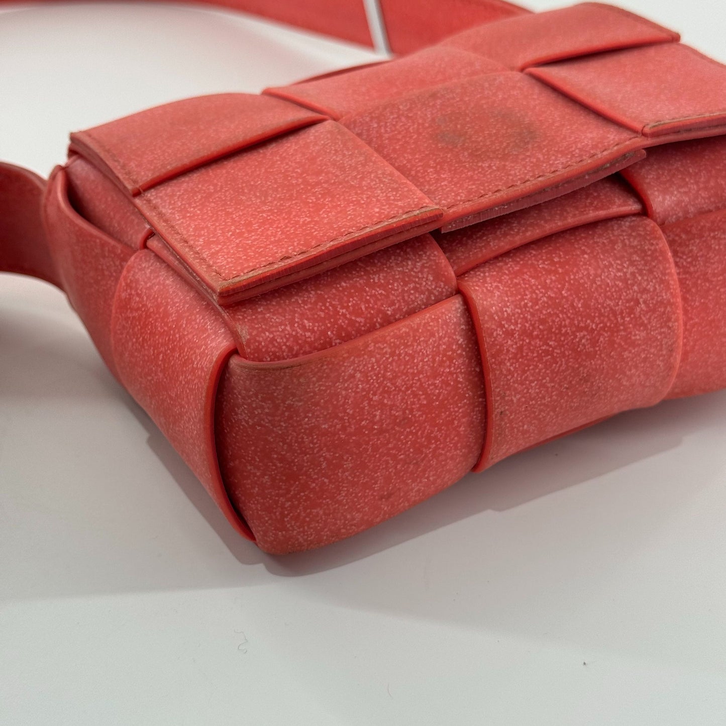 Bottega Veneta - Cassette Crossbody - Leather - Pink - (mini)