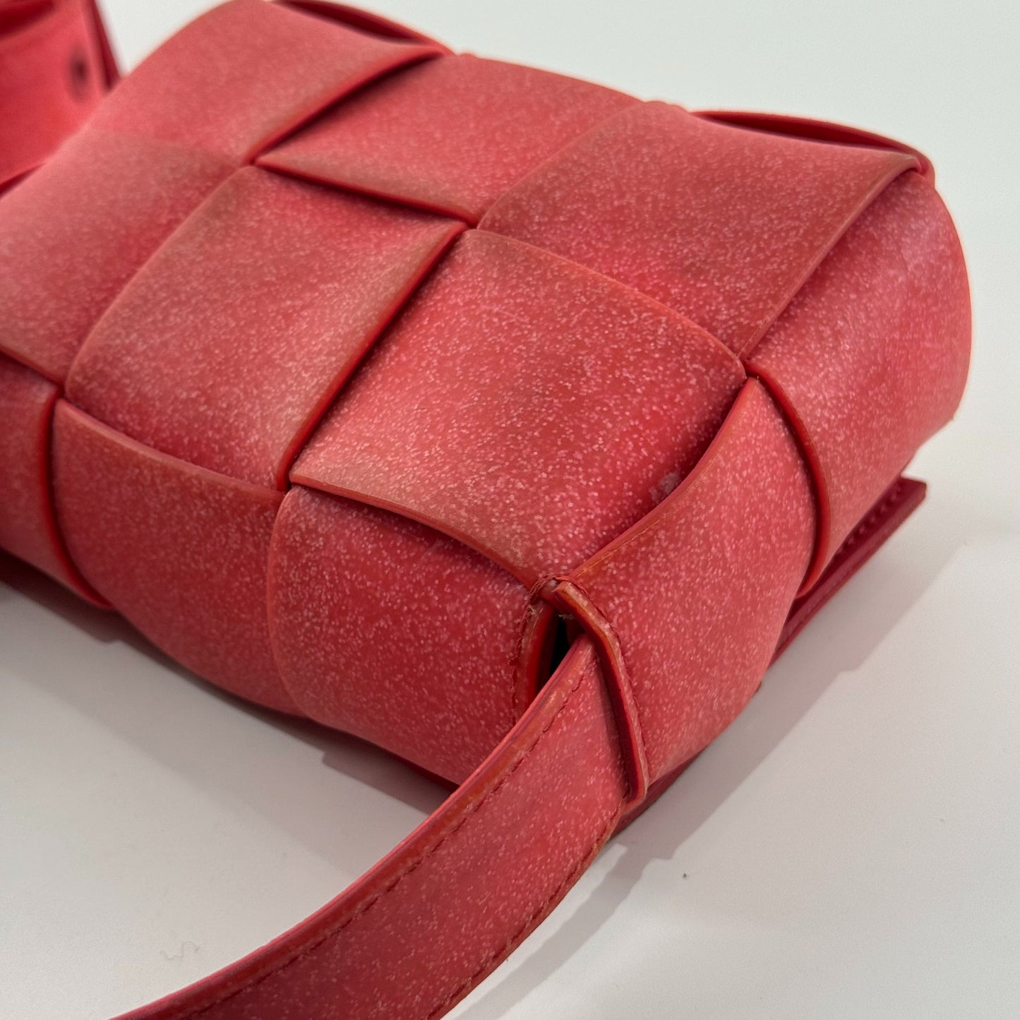 Bottega Veneta - Cassette Crossbody - Leather - Pink - (mini)