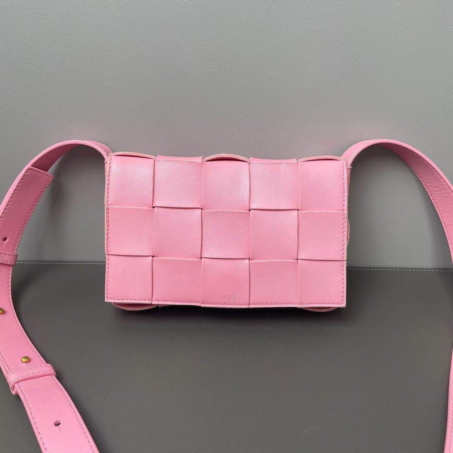 Bottega Veneta - Cassette - Lambskin leather - Pink - (mini)