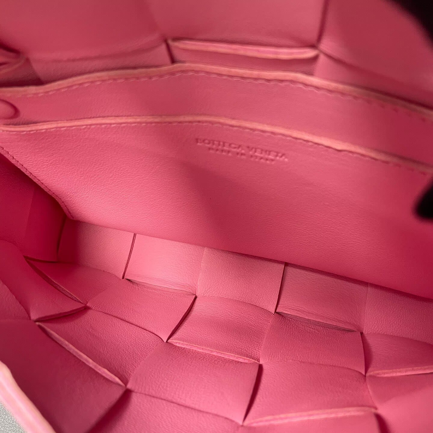 Bottega Veneta - Cassette - Lambskin leather - Pink - (mini)