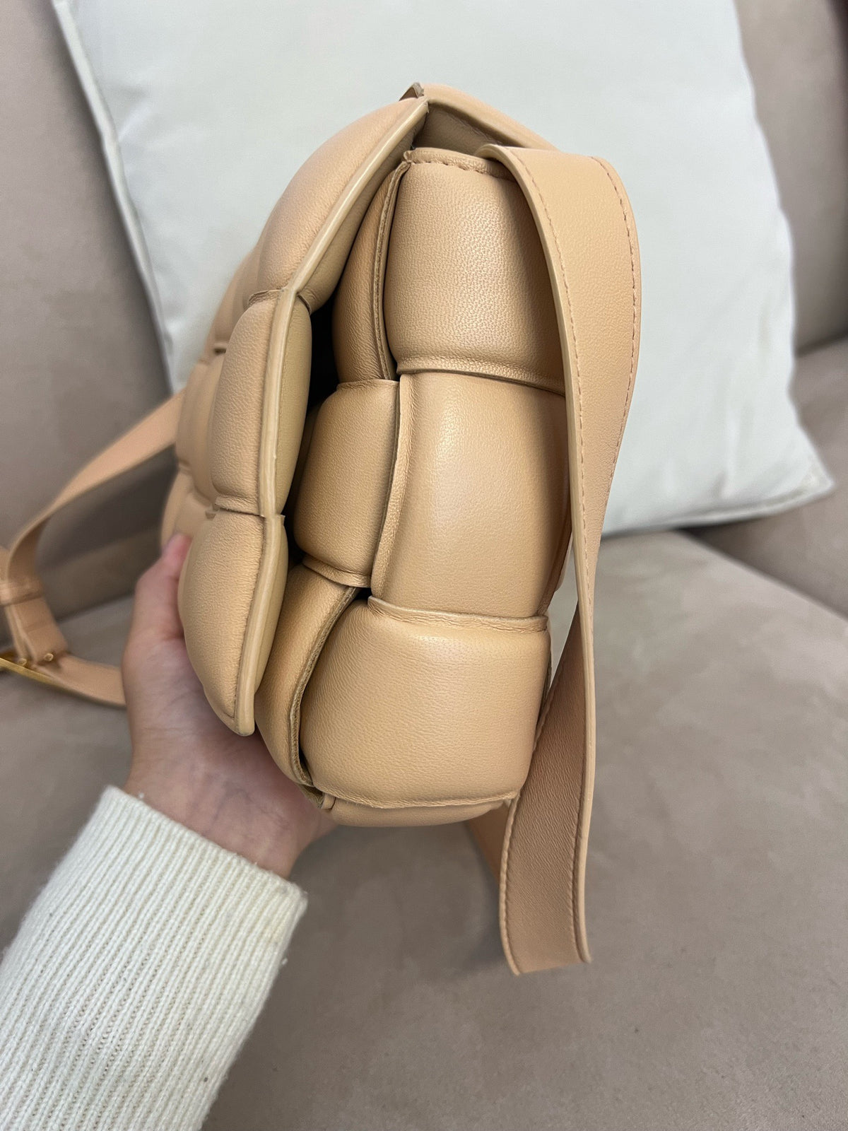 Bottega Veneta - Cassette - Leather - Beige - (Small)