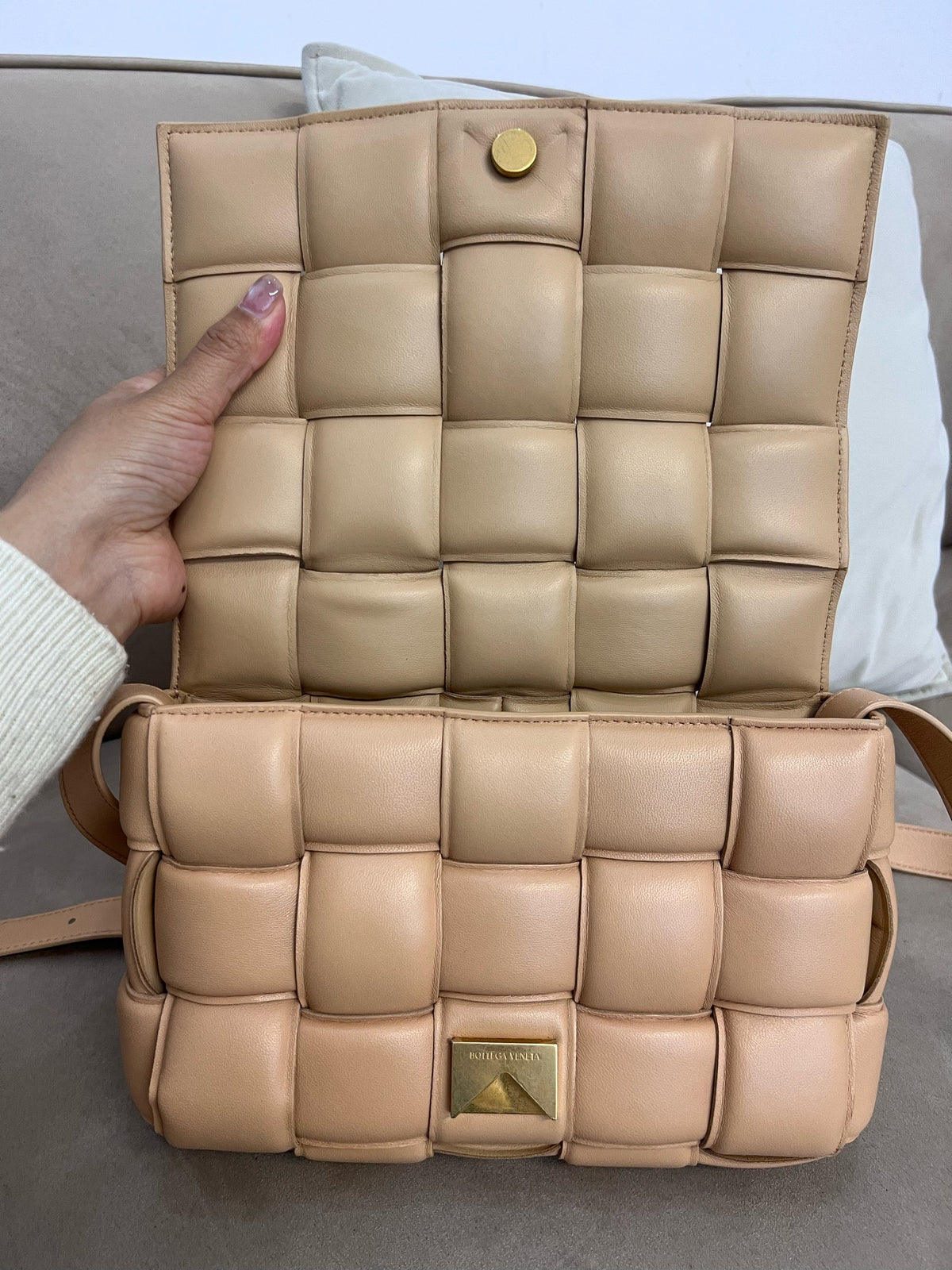 Bottega Veneta - Cassette - Leather - Beige - (Small)