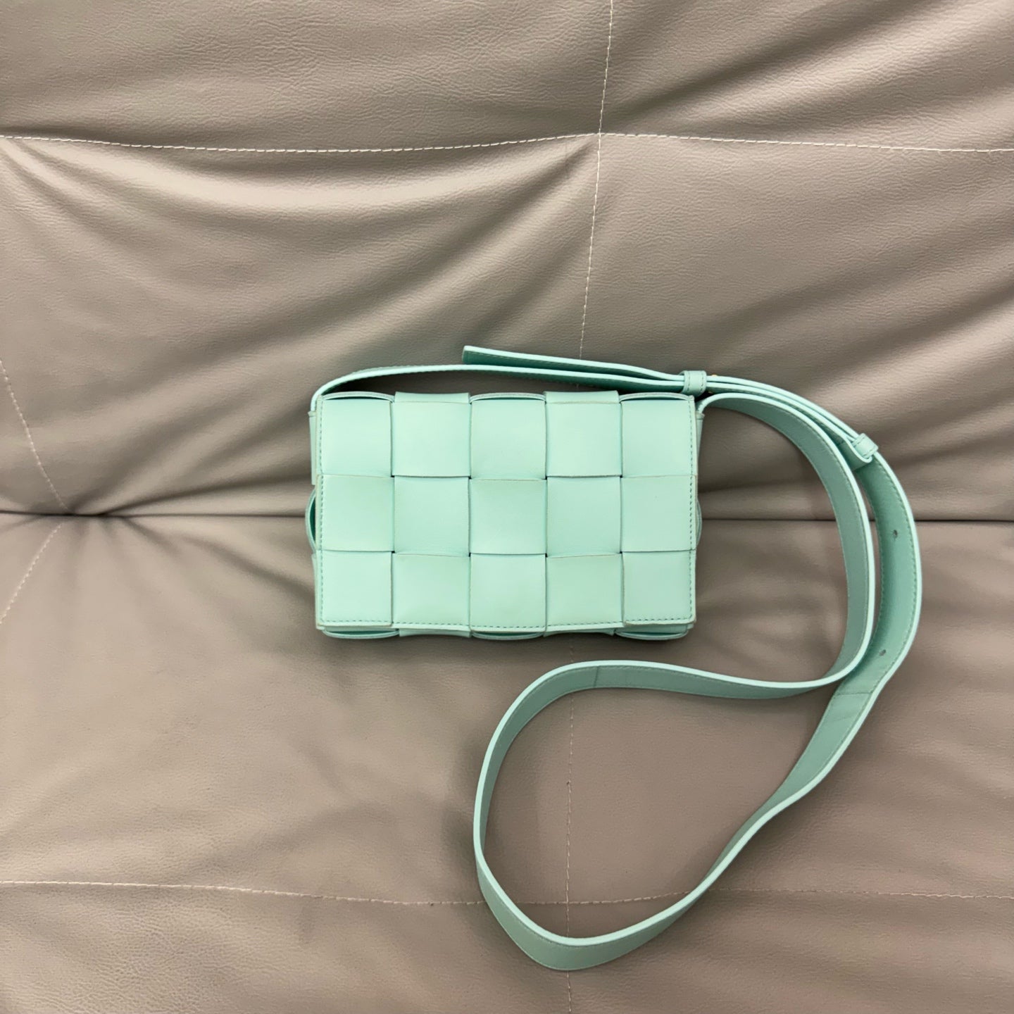 Bottega Veneta - Cassette - Leather - Blue - (small)