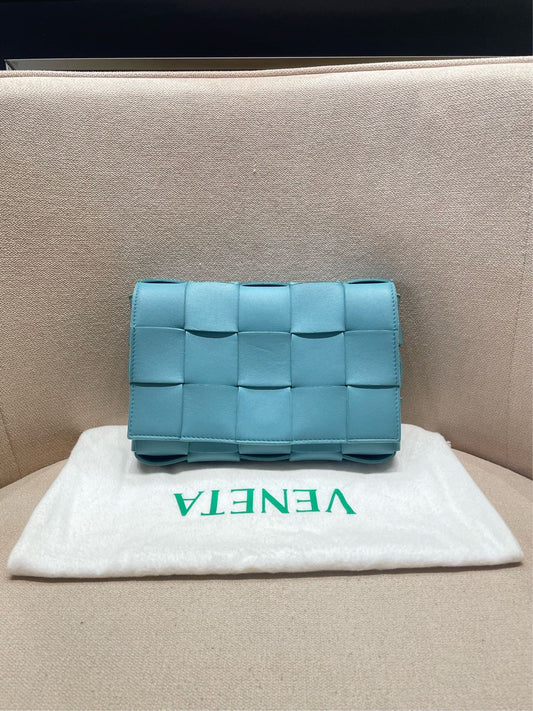 Bottega Veneta - Cassette - Leather - Blue - (Small)