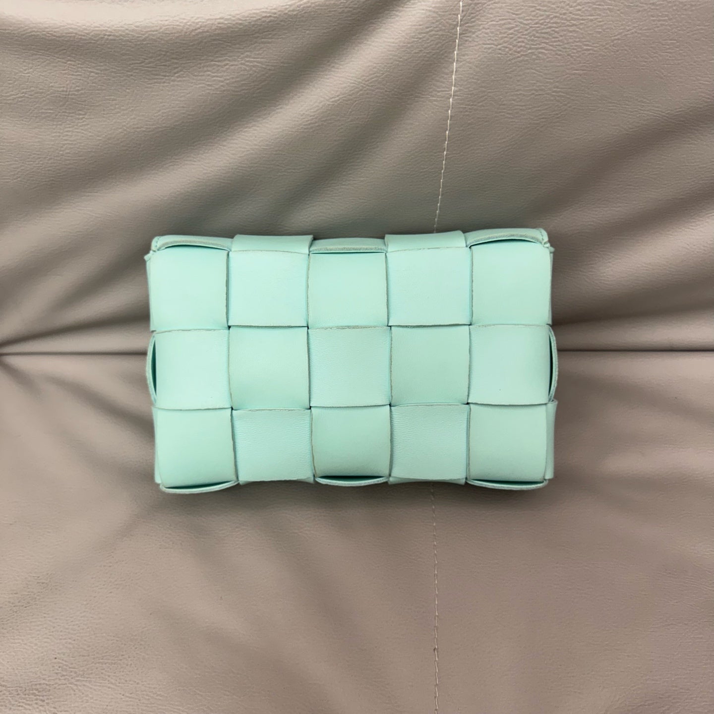 Bottega Veneta - Cassette - Leather - Blue - (small)