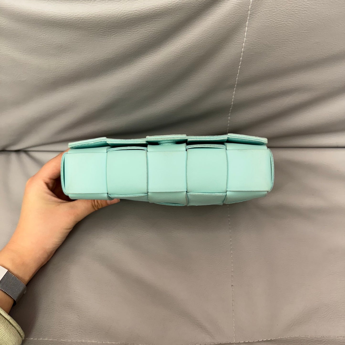 Bottega Veneta - Cassette - Leather - Blue - (small)