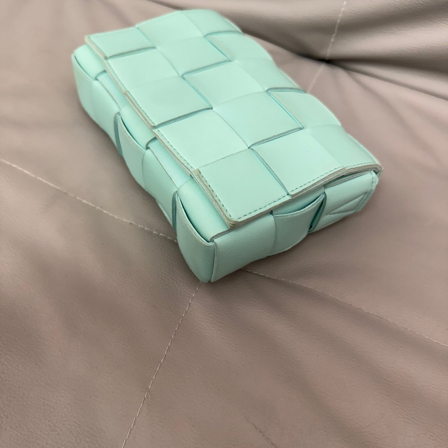 Bottega Veneta - Cassette - Leather - Blue - (small)