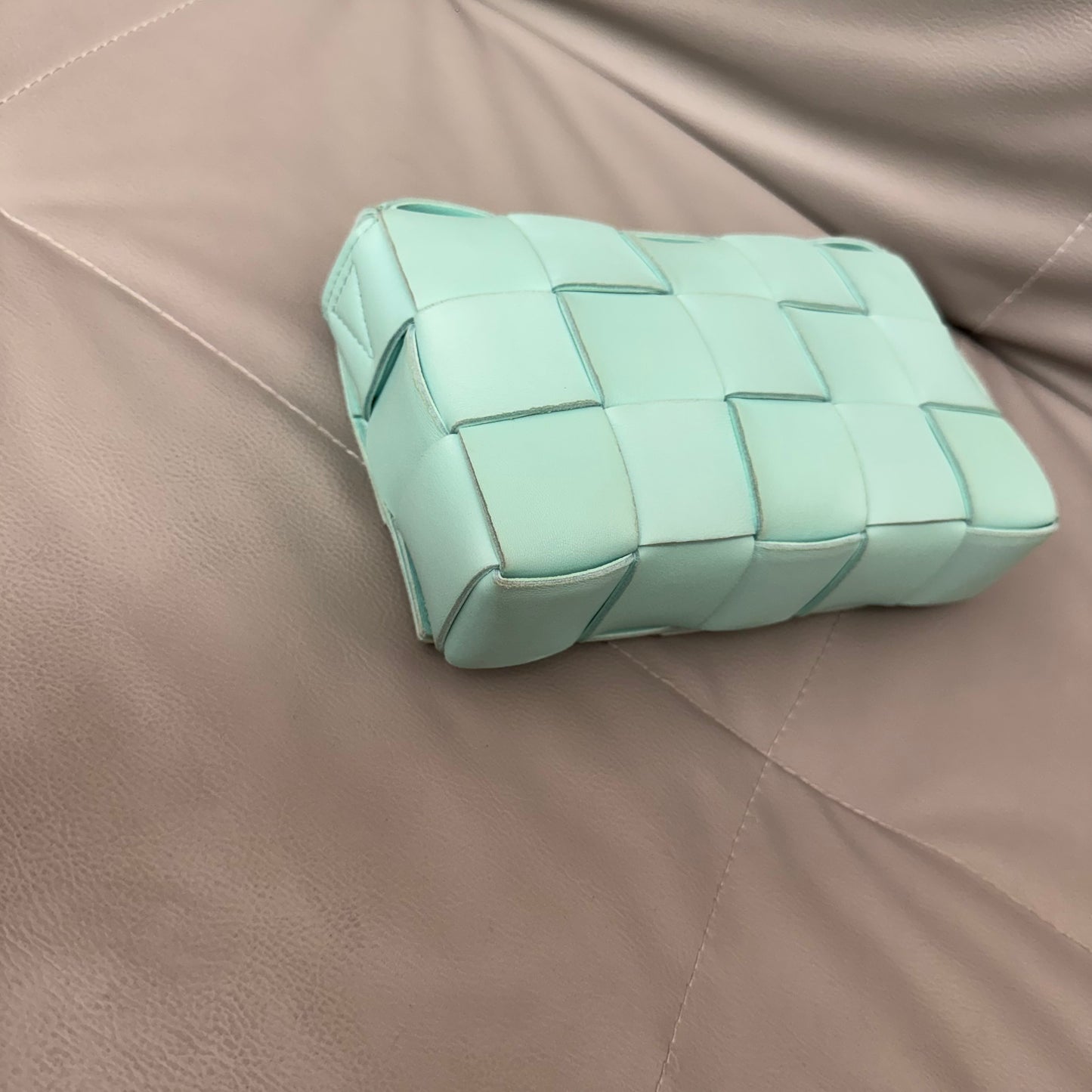 Bottega Veneta - Cassette - Leather - Blue - (small)