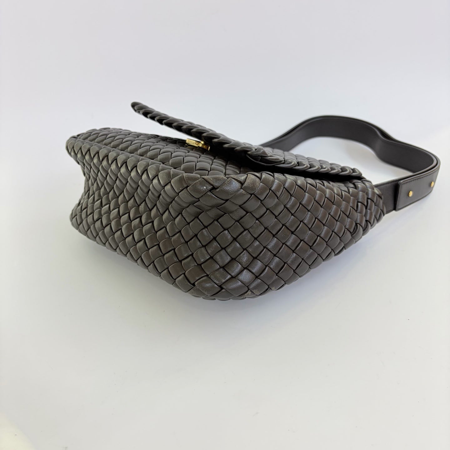 Bottega Veneta - Cassette - Leather - Brown - (mini)