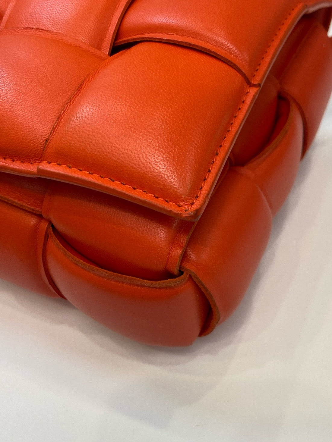 Bottega Veneta - Cassette - Leather - Orange