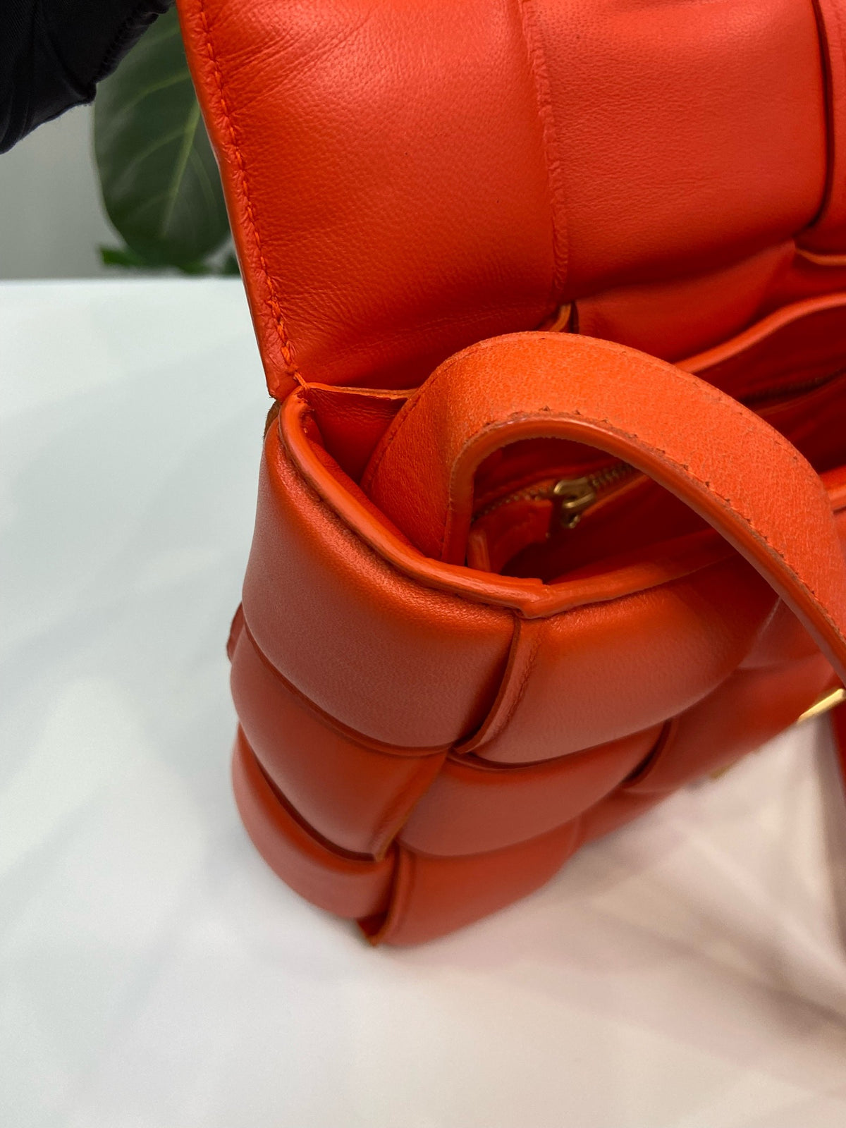 Bottega Veneta - Cassette - Leather - Orange