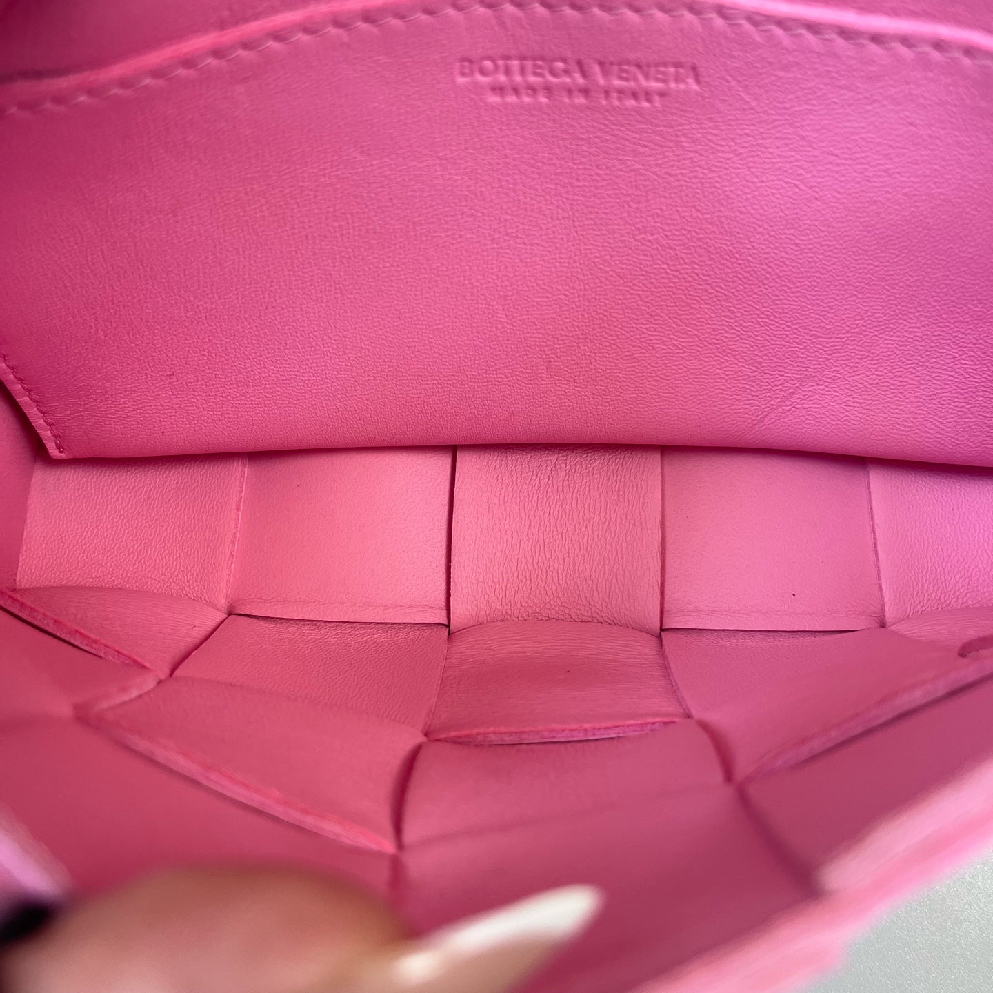 Bottega Veneta - Cassette - Leather - Pink - (small)