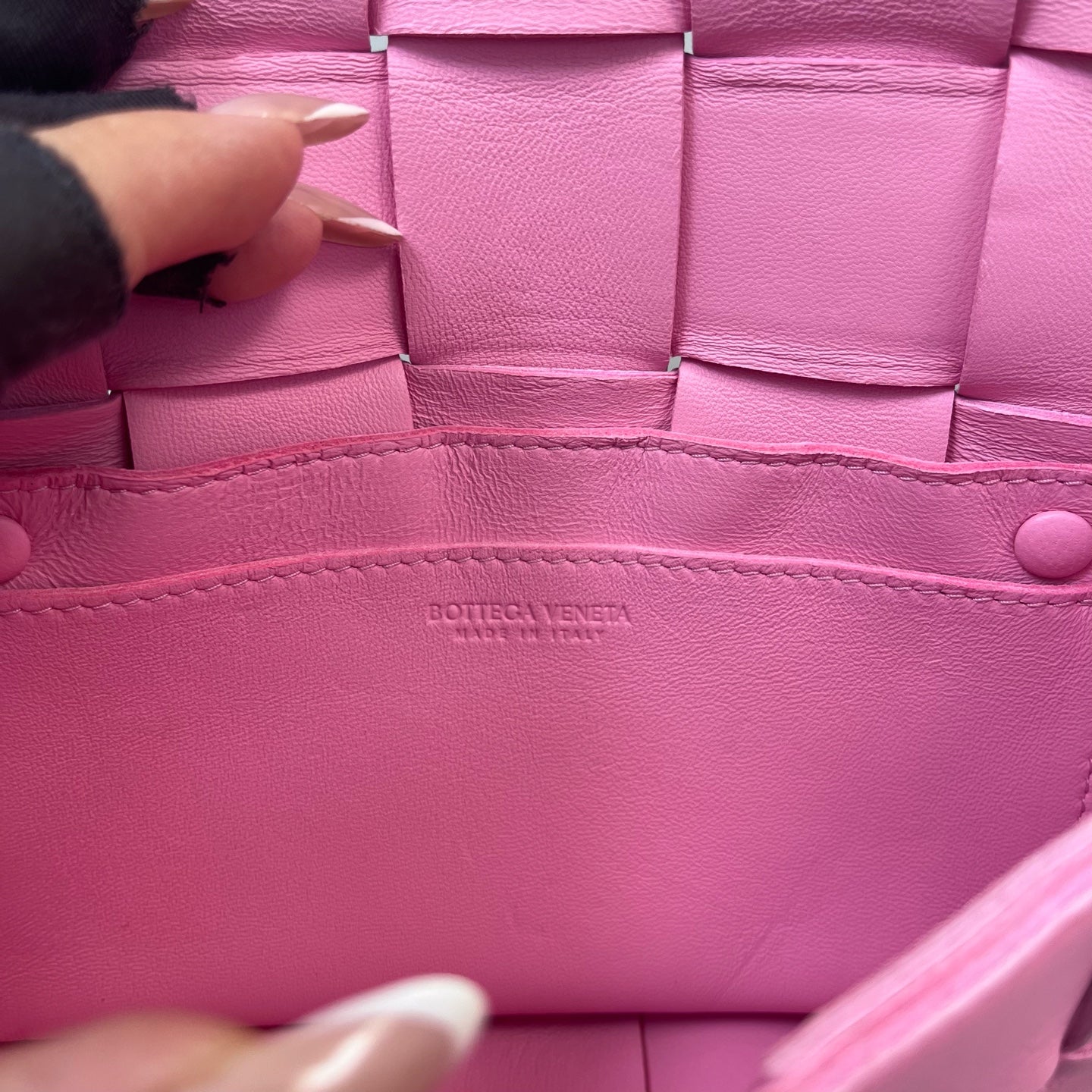 Bottega Veneta - Cassette - Leather - Pink - (small)