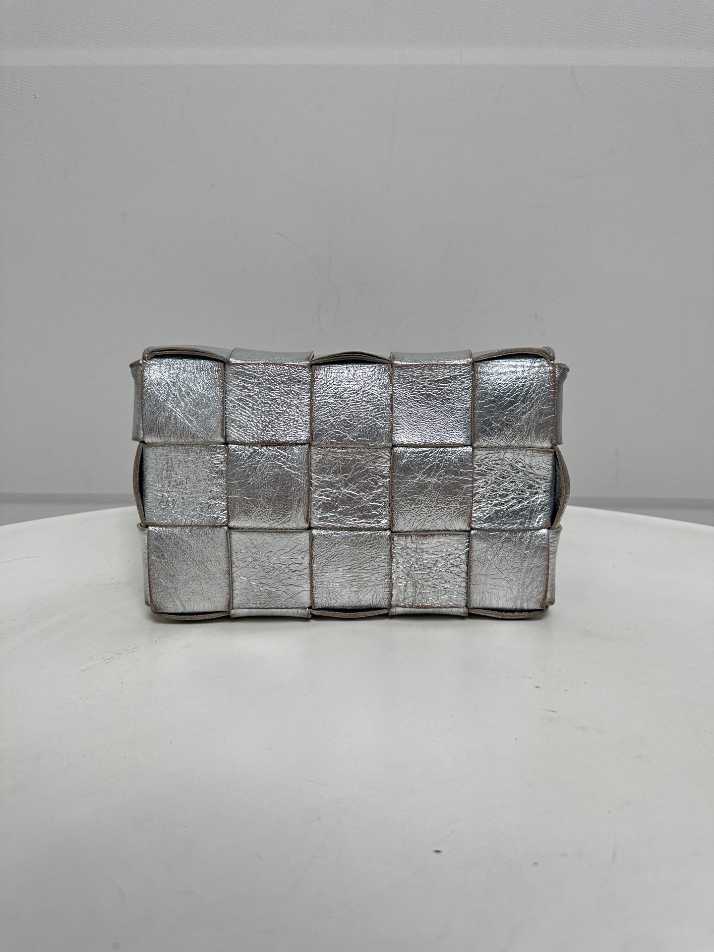 Bottega Veneta - Cassette - Leather - Silver - (medium)