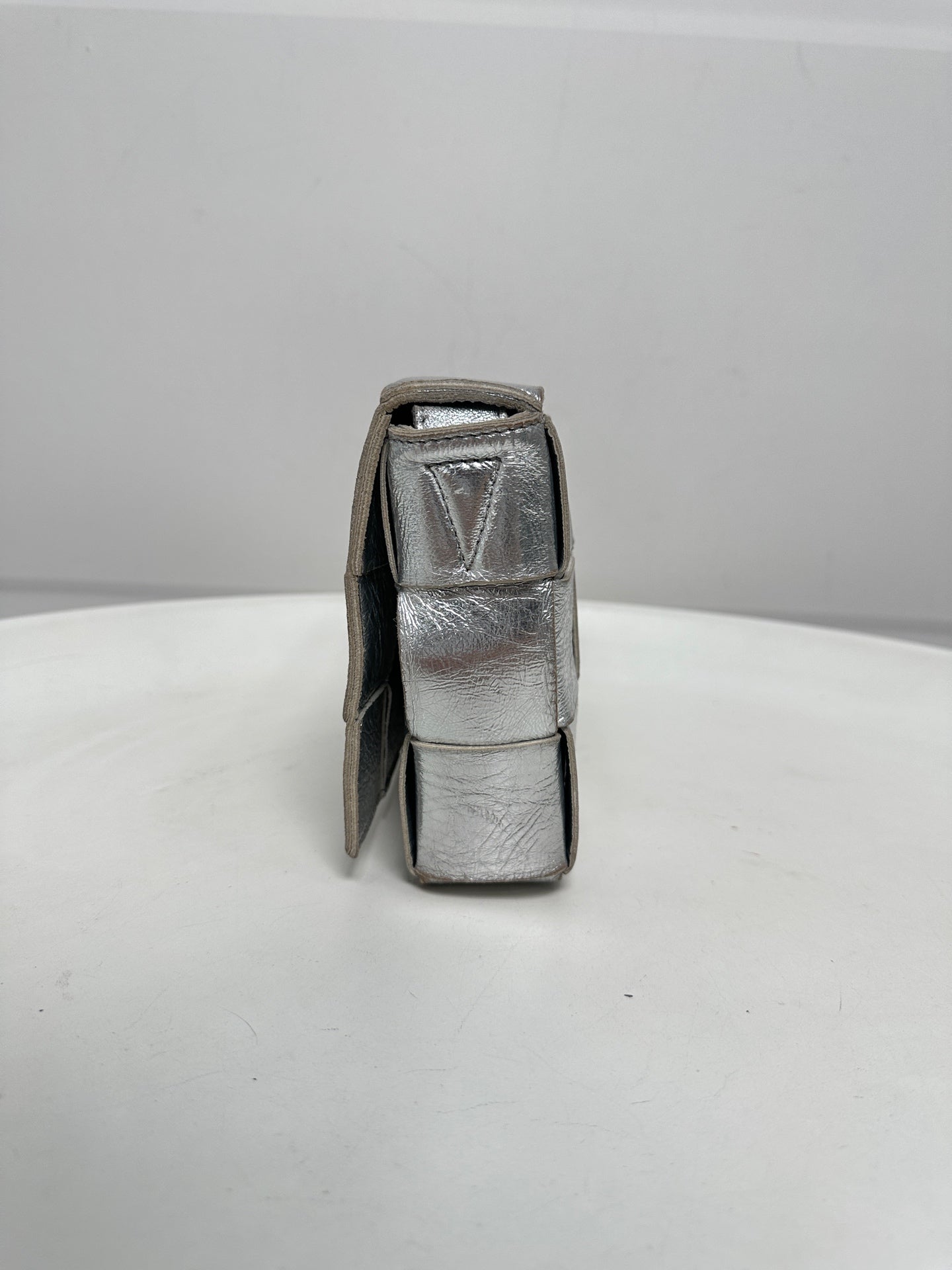 Bottega Veneta - Cassette - Leather - Silver - (medium)