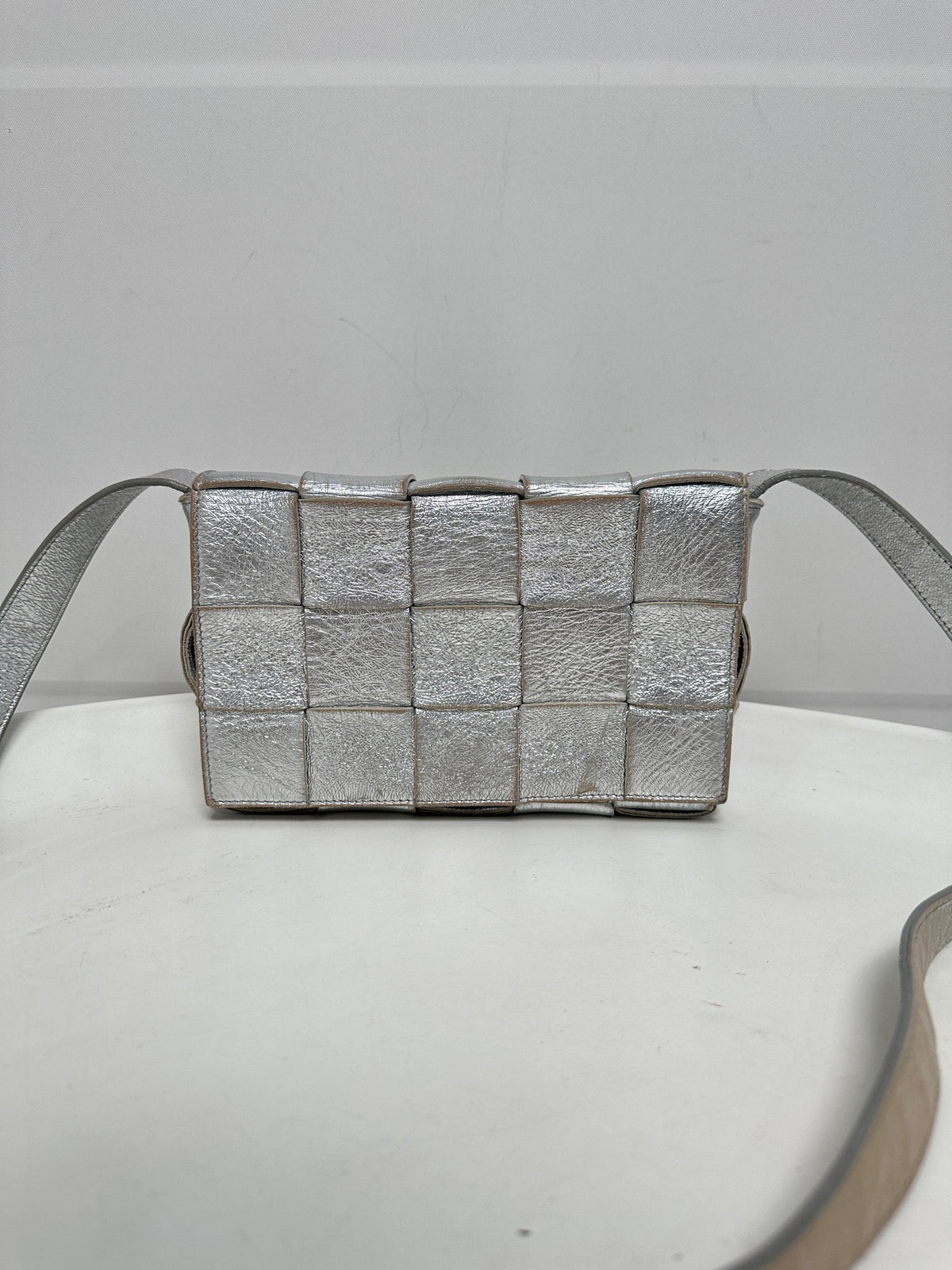 Bottega Veneta - Cassette - Leather - Silver - (mini)