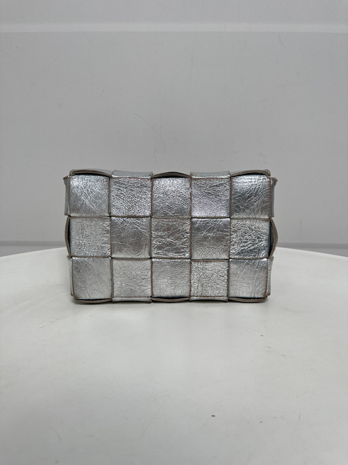 Bottega Veneta - Cassette - Leather - Silver - (mini)