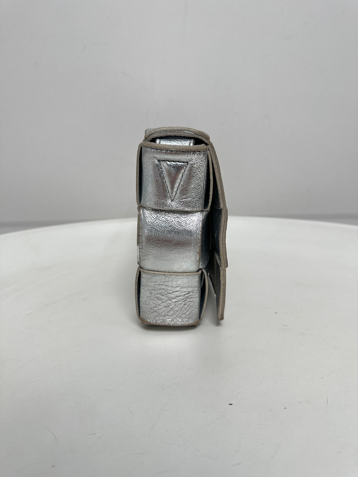 Bottega Veneta - Cassette - Leather - Silver - (mini)