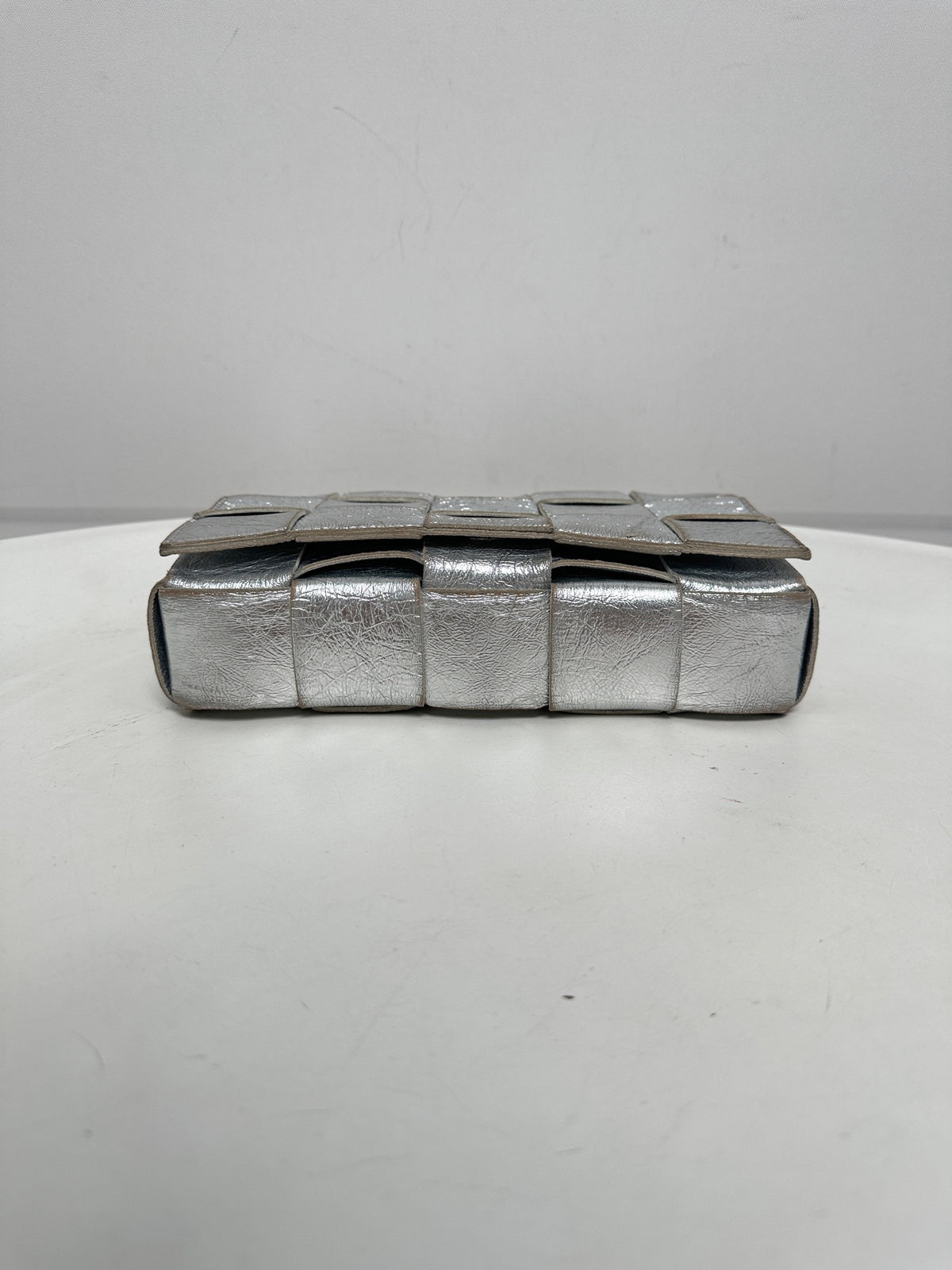 Bottega Veneta - Cassette - Leather - Silver - (mini)