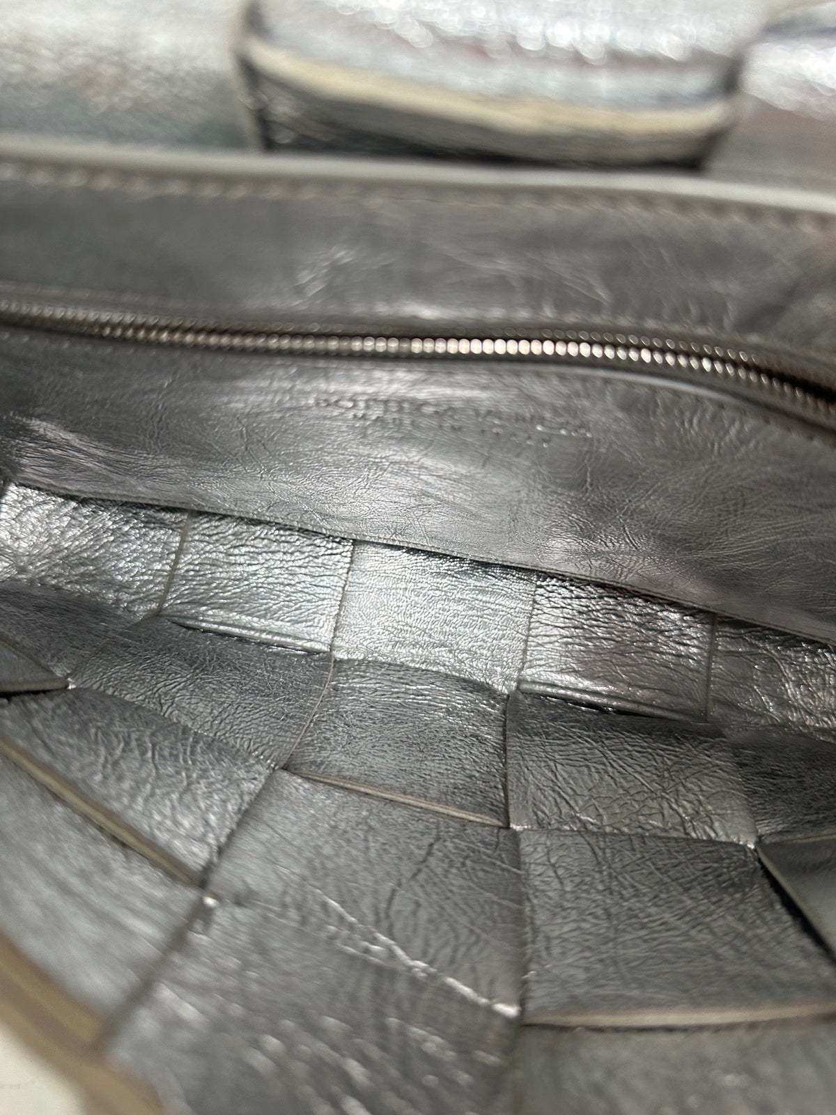 Bottega Veneta - Cassette - Leather - Silver - (mini)