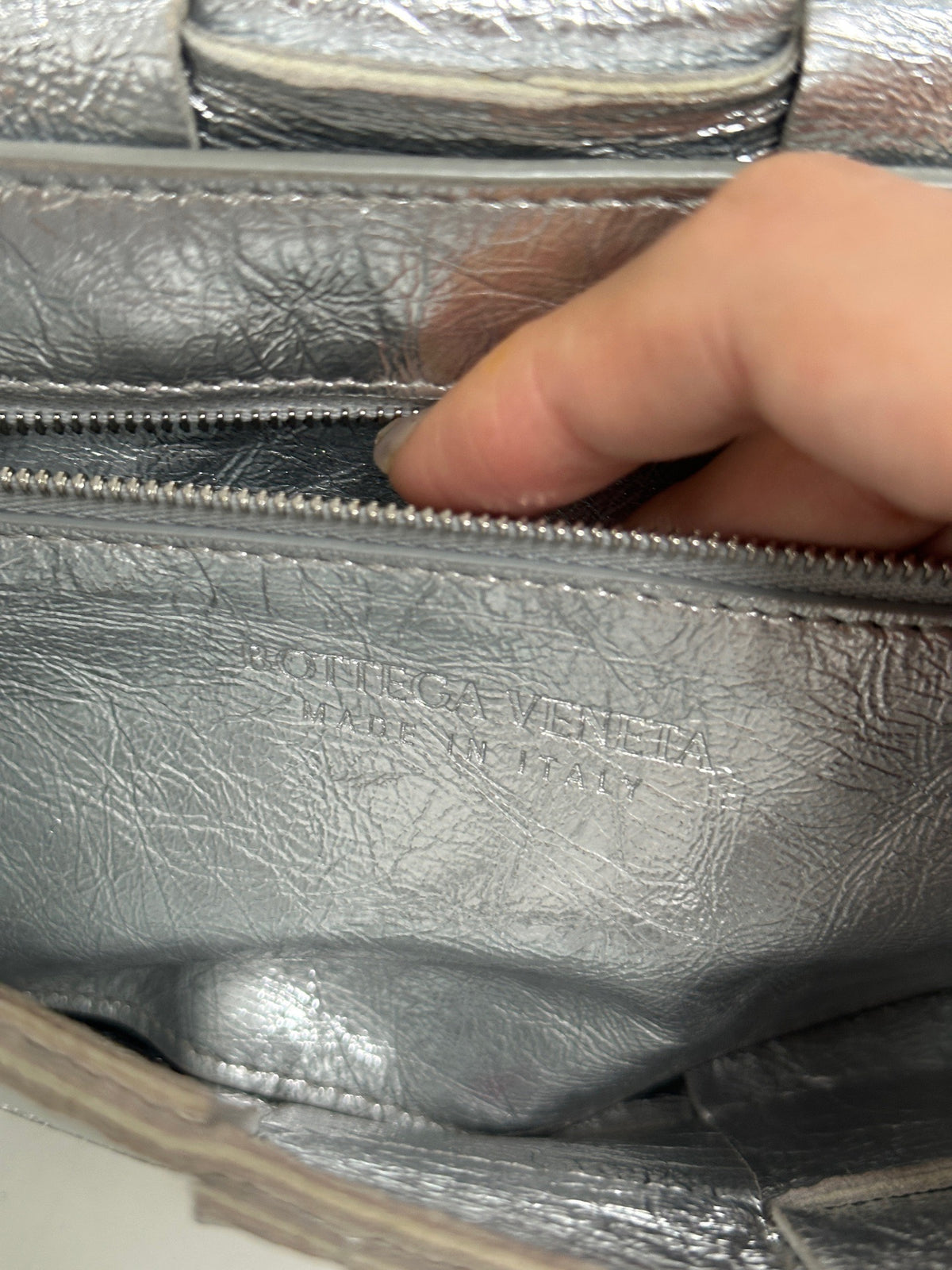 Bottega Veneta - Cassette - Leather - Silver - (mini)