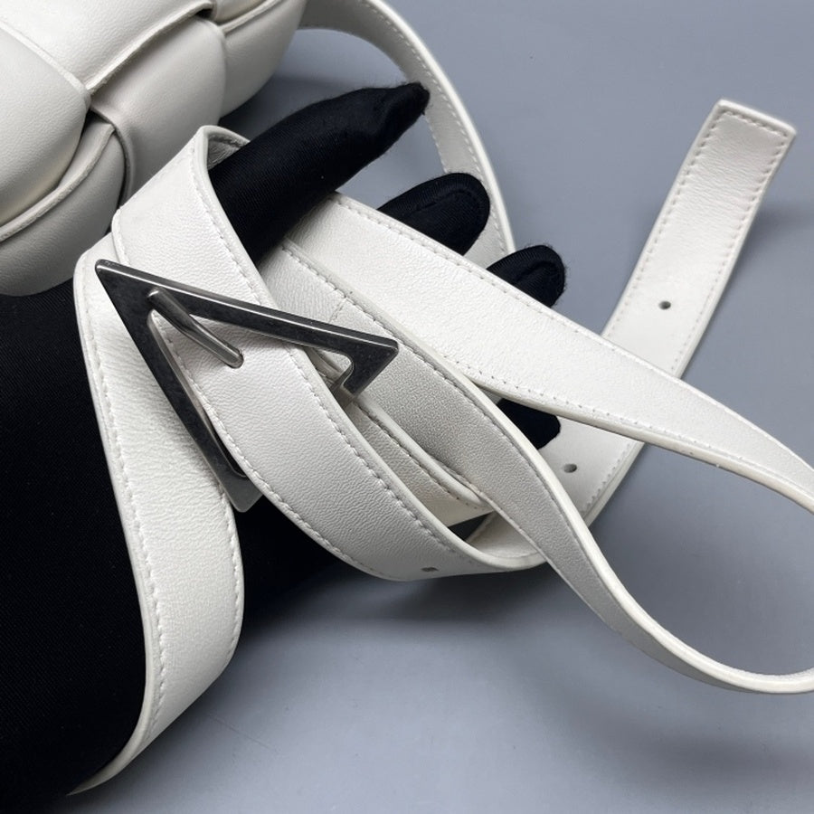 Bottega Veneta - Cassette - Leather - White - (medium)