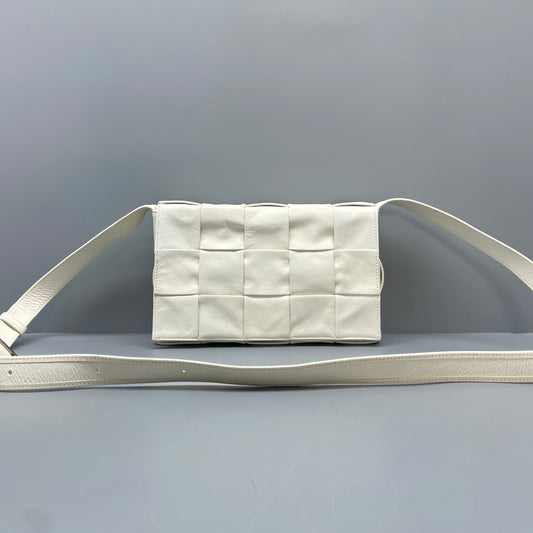 Bottega Veneta - Cassette - Leather - White - (mini)