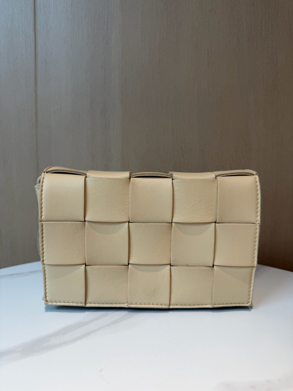 Bottega Veneta - Cassette Mini - Leather - Beige - (mini)