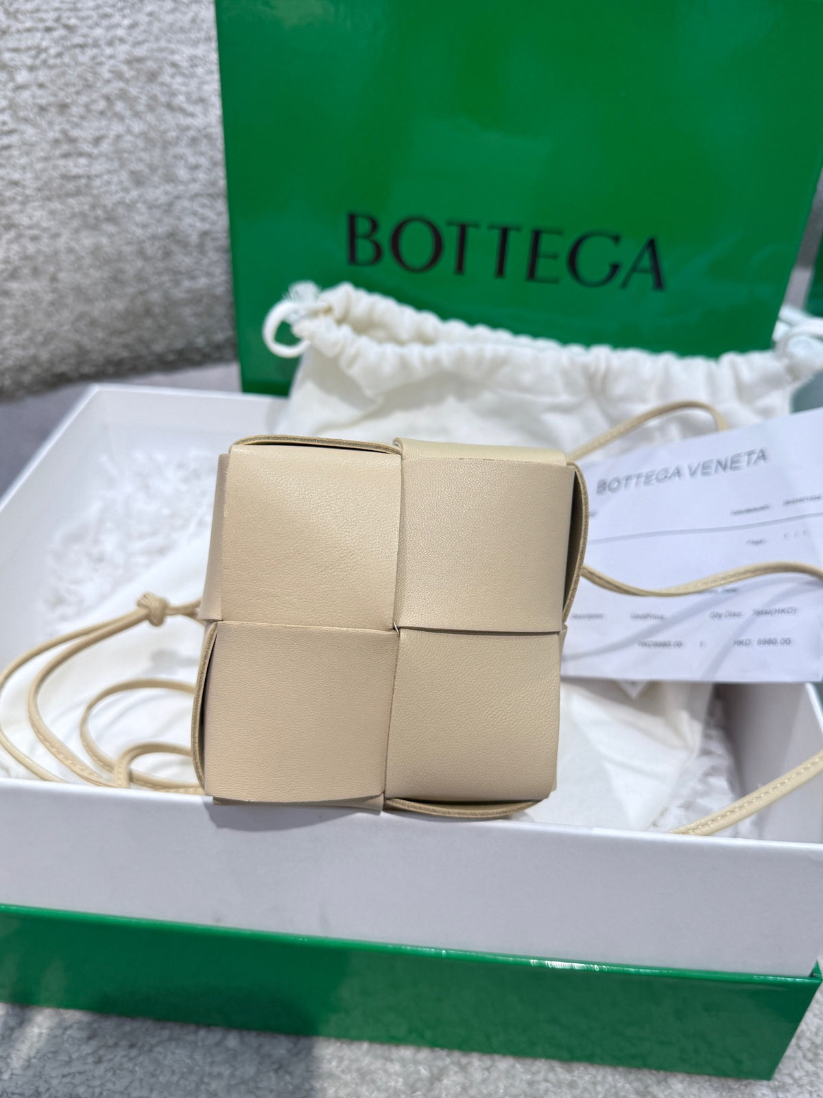 Bottega Veneta - Cassette Mini - Leather - Beige - (mini)