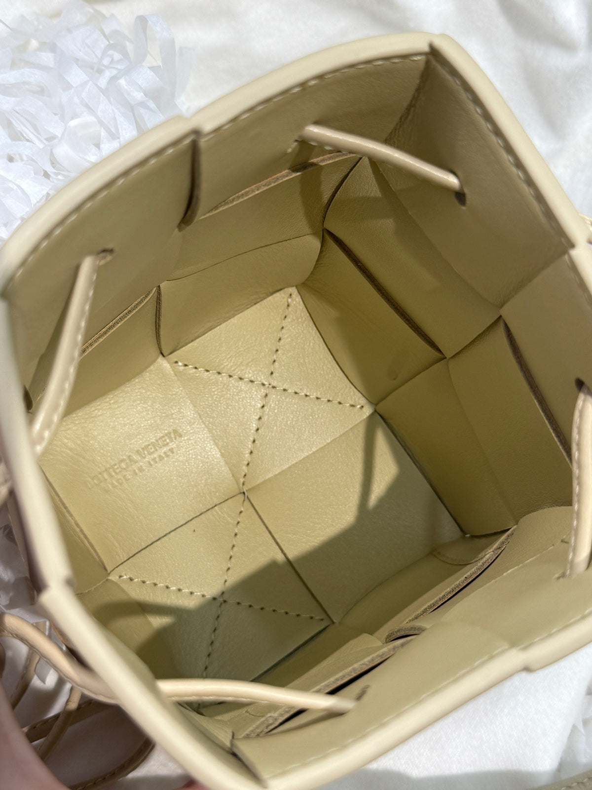 Bottega Veneta - Cassette Mini - Leather - Beige - (mini)