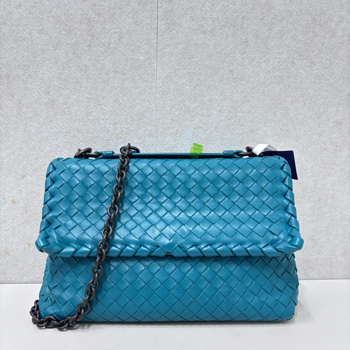 Bottega Veneta - Chain Cassette - Leather - Blue - (small)