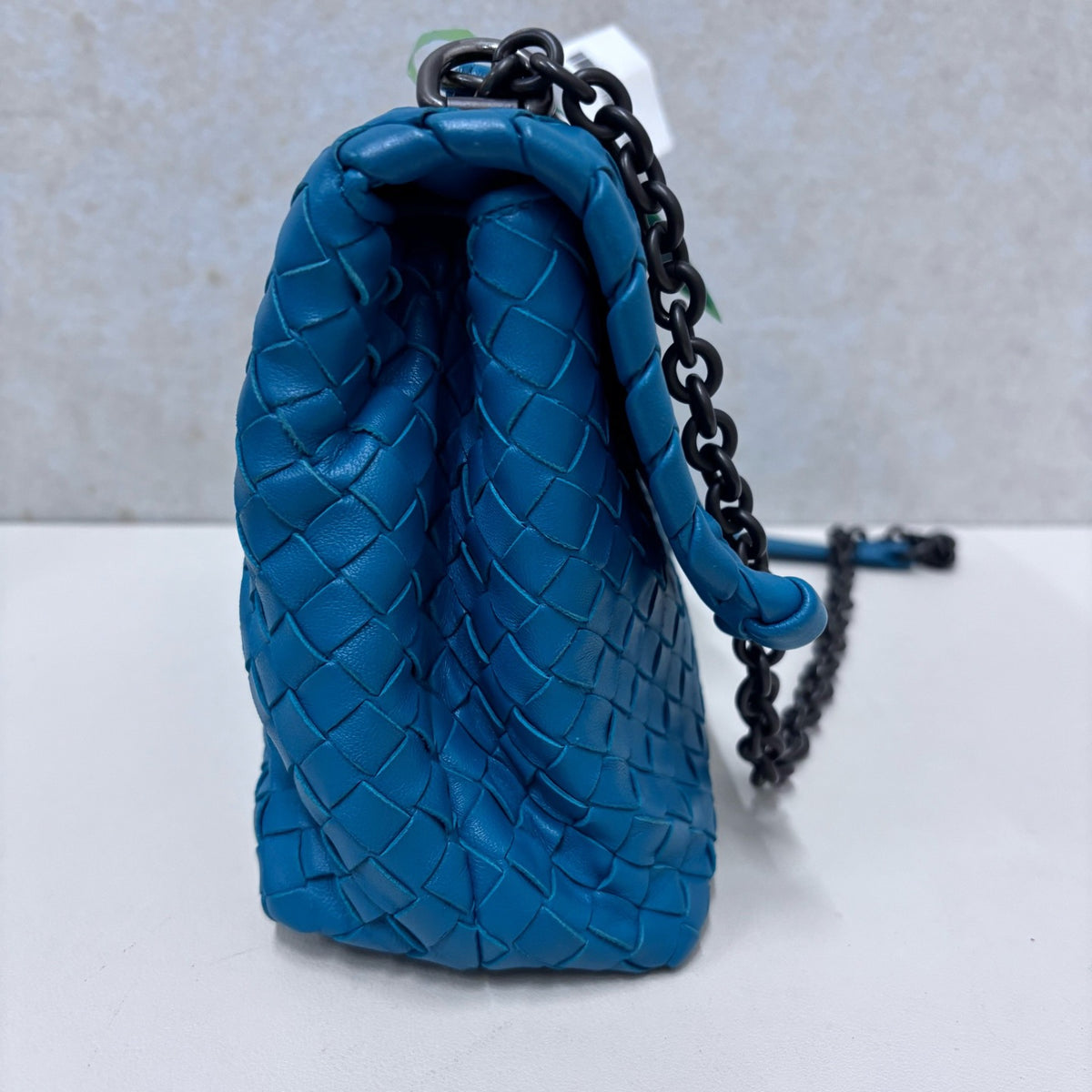 Bottega Veneta - Chain Cassette - Leather - Blue - (small)
