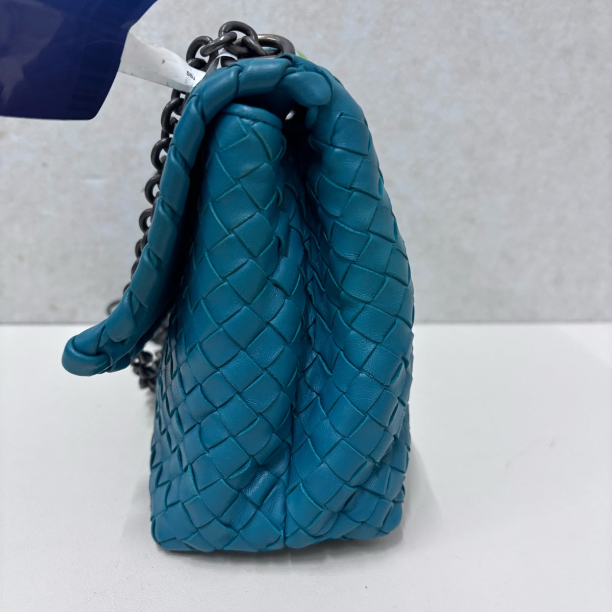Bottega Veneta - Chain Cassette - Leather - Blue - (small)