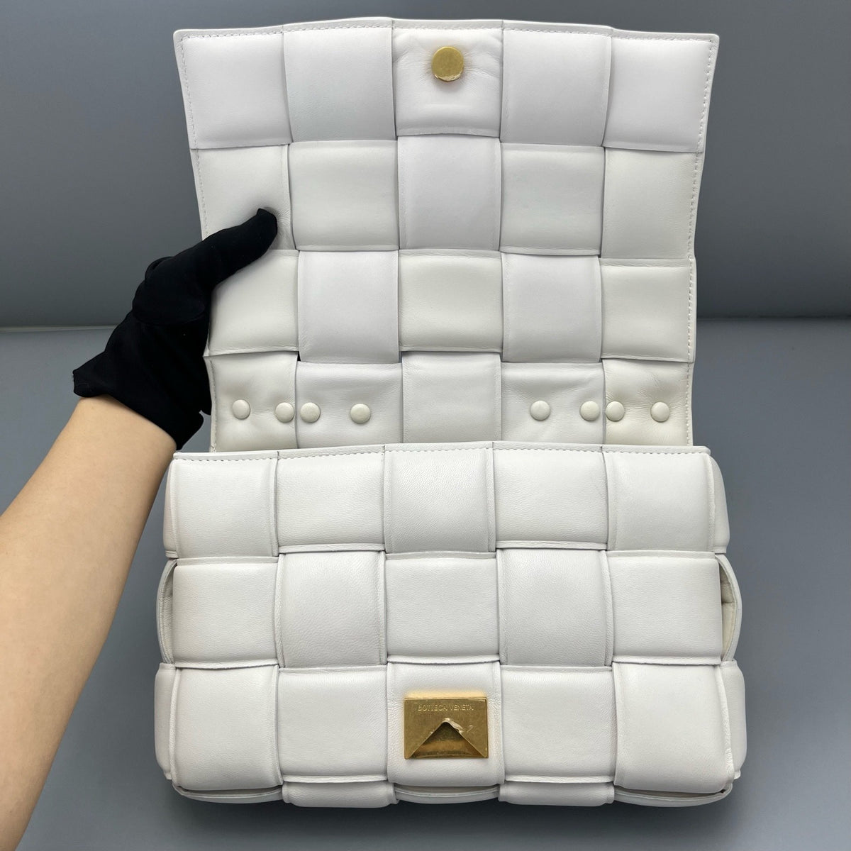 Bottega Veneta - Chain Cassette - Leather - White