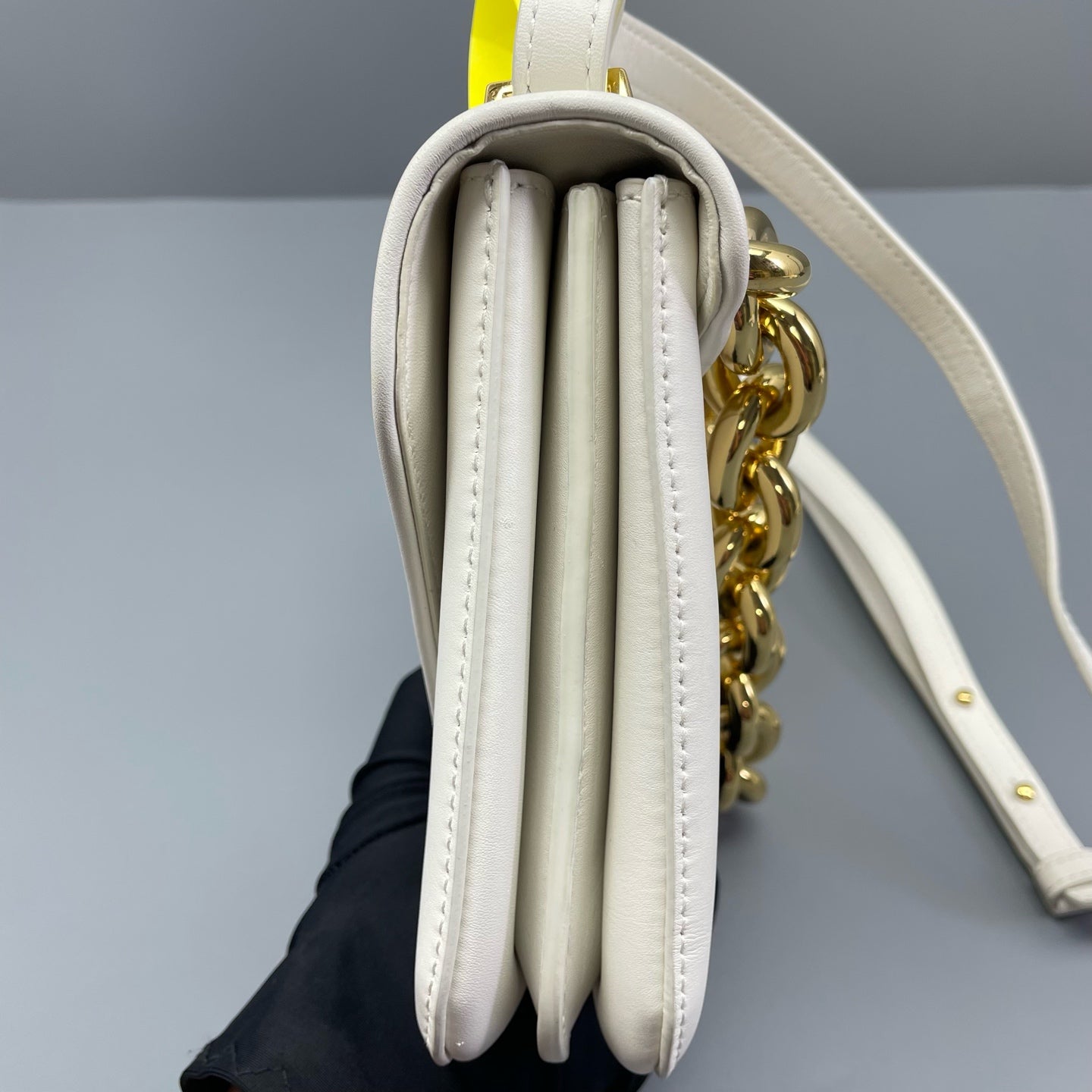 Bottega Veneta - Chain Envelope Bag - Leather - White - (small)