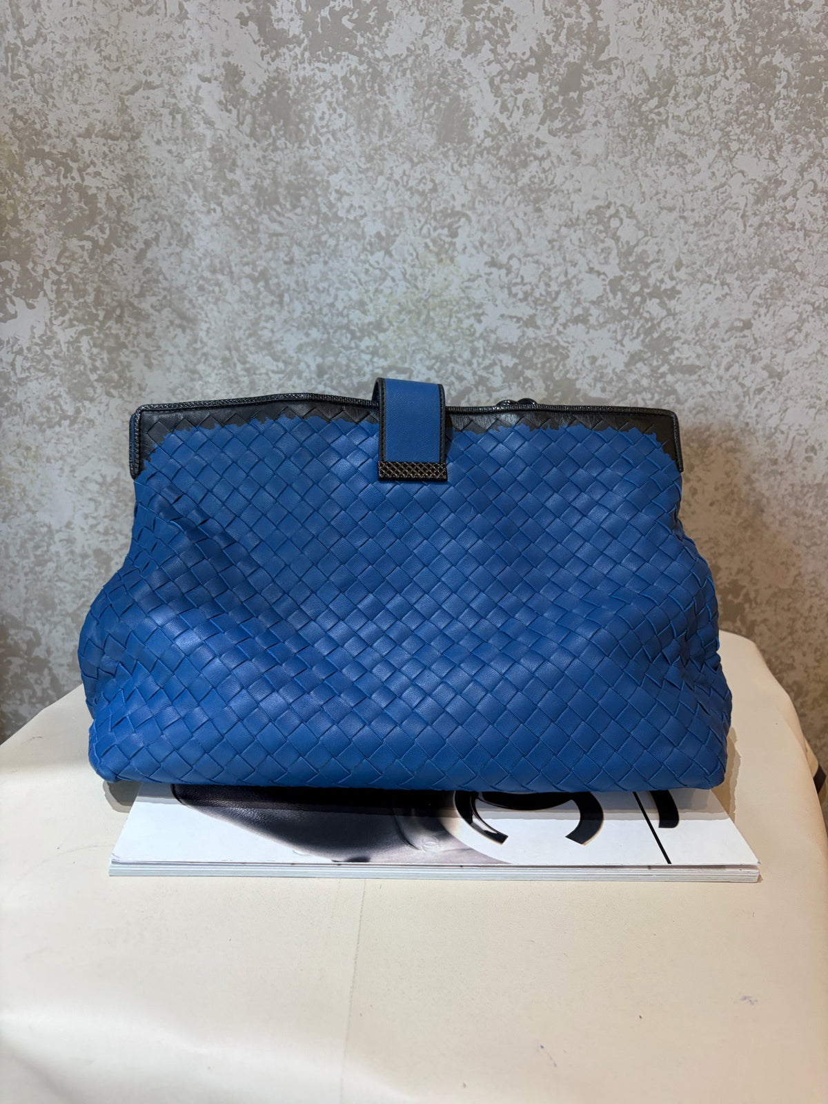 Bottega Veneta - Chain Tote - Leather - Blue - (large)