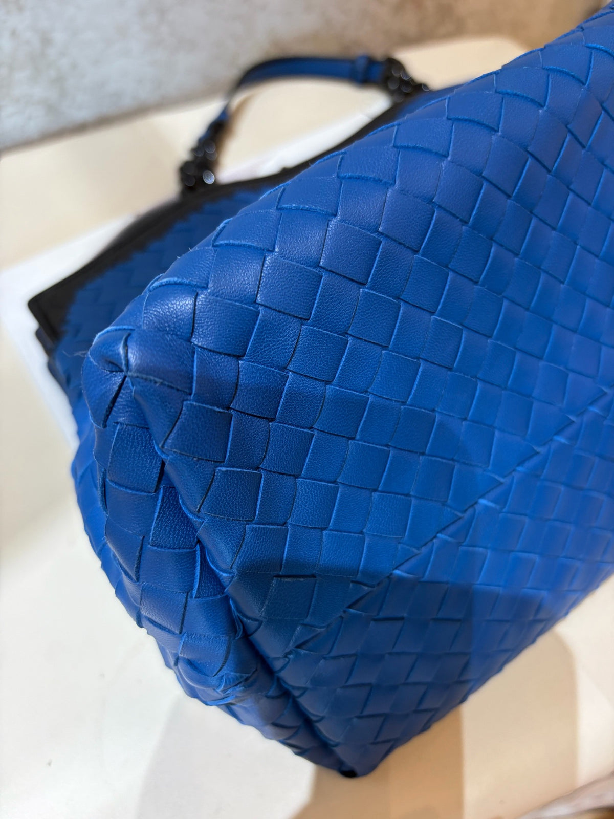 Bottega Veneta - Chain Tote - Leather - Blue - (large)
