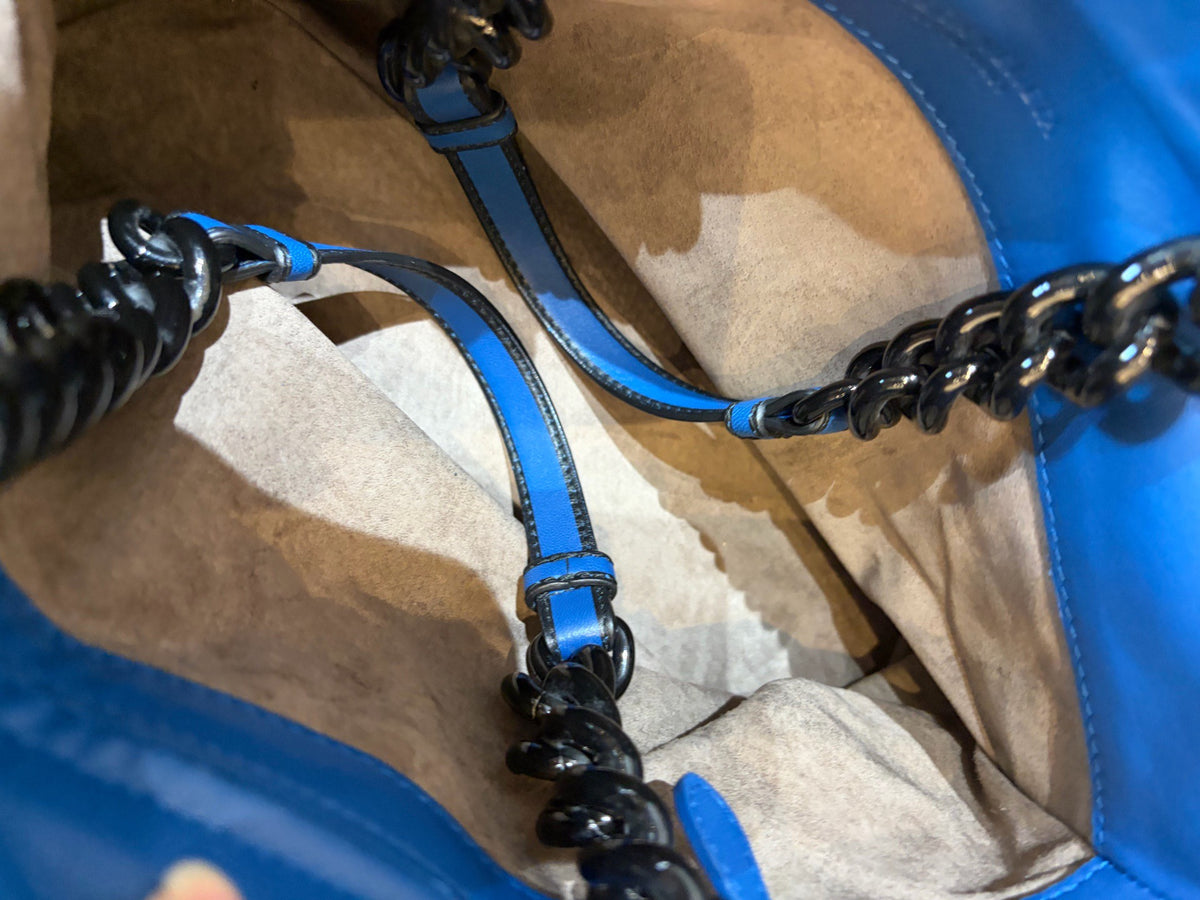 Bottega Veneta - Chain Tote - Leather - Blue - (large)