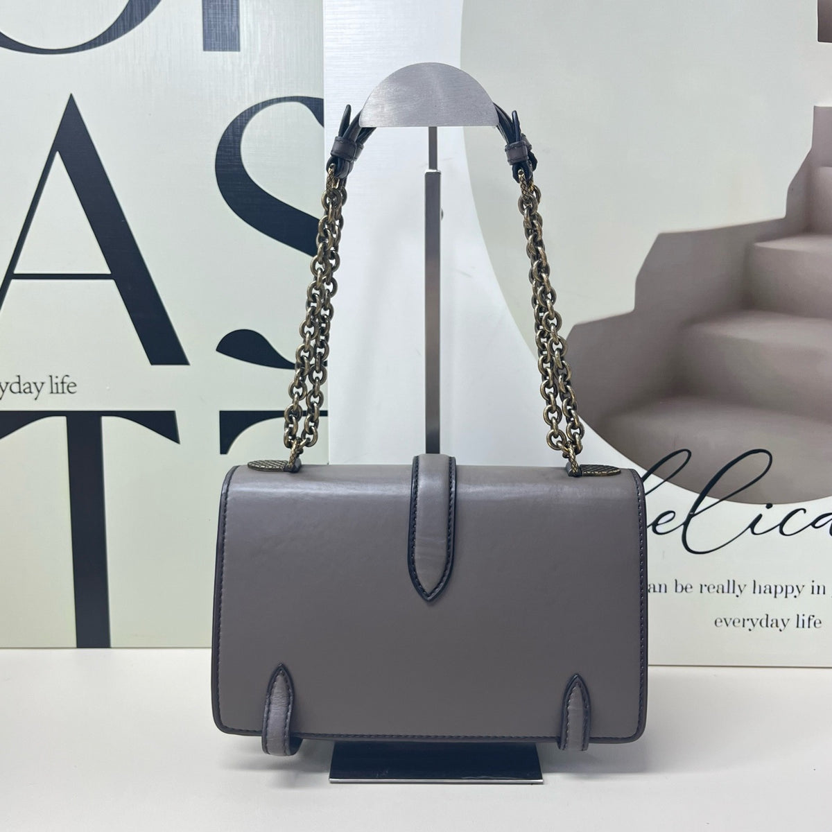 Bottega Veneta - City Knot - Leather - Grey