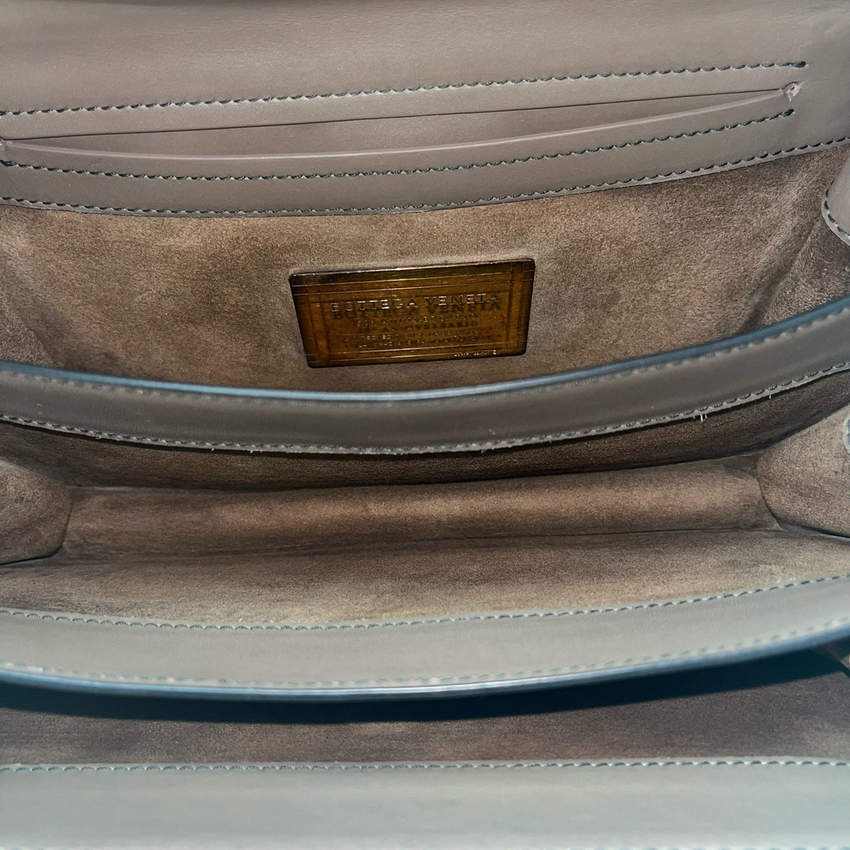 Bottega Veneta - City Knot - Leather - Grey