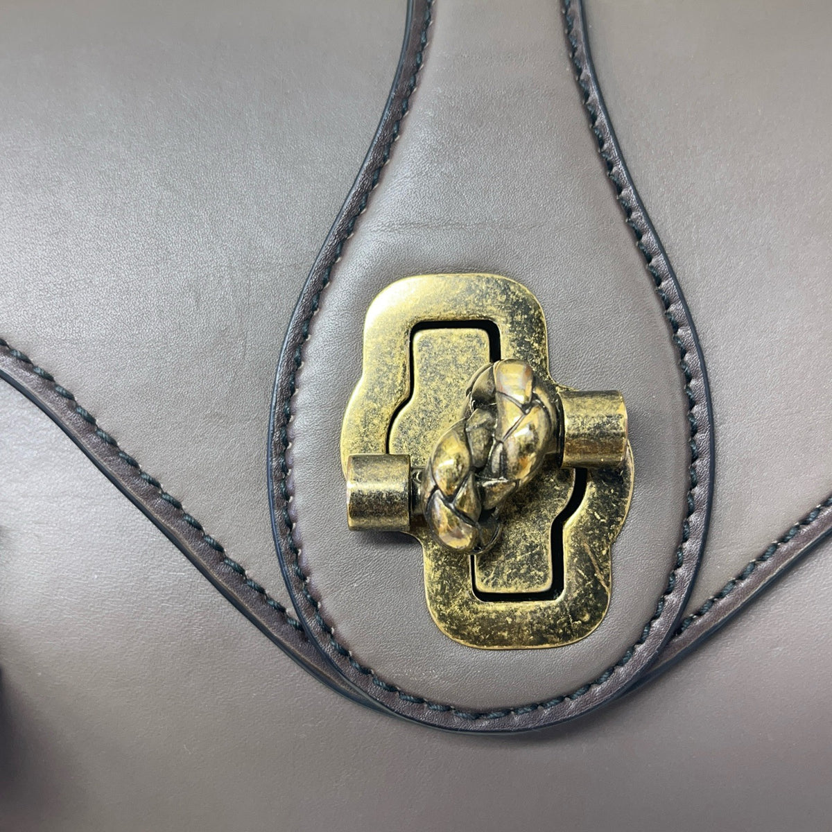 Bottega Veneta - City Knot - Leather - Grey
