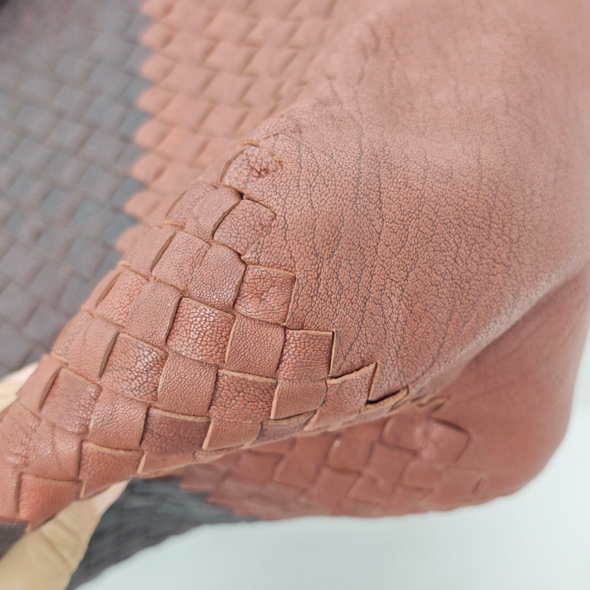 Bottega Veneta - Classic Woven Colorblock Tote - Leather - Multicolour - (medium)