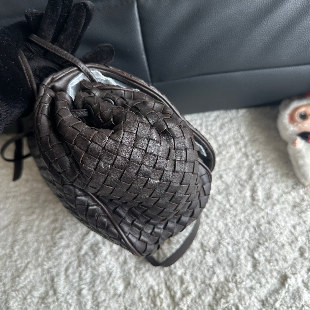 Bottega Veneta - Cloud - Leather - Brown - (Medium)