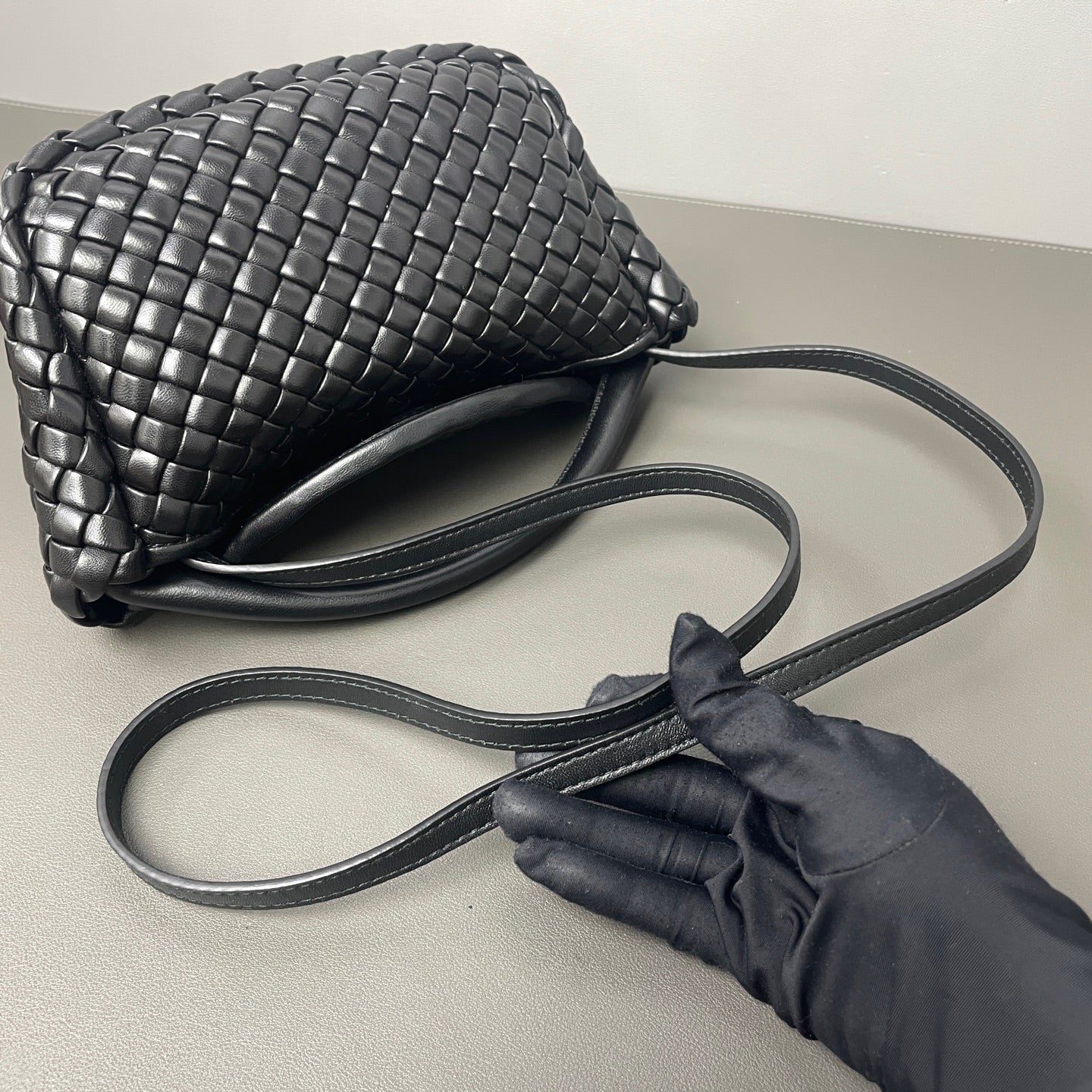 Bottega Veneta - Cobble - Leather - Black - (mini)