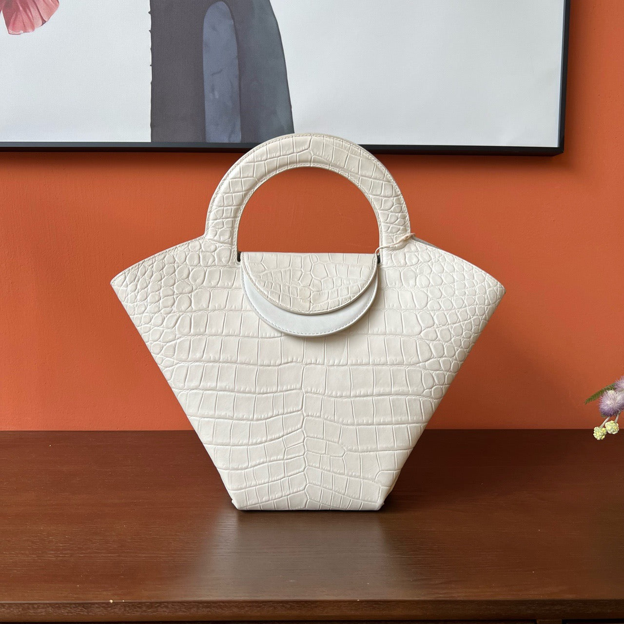 Bottega Veneta - Doll Tote - Leather - White - (medium)