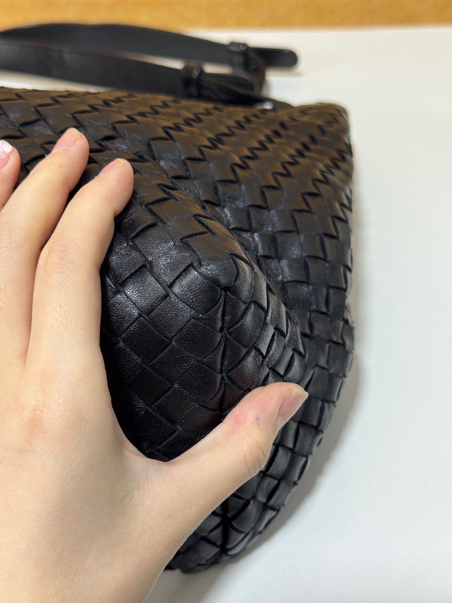 Bottega Veneta - Double Bridge Tote - Leather - Black - (Medium)