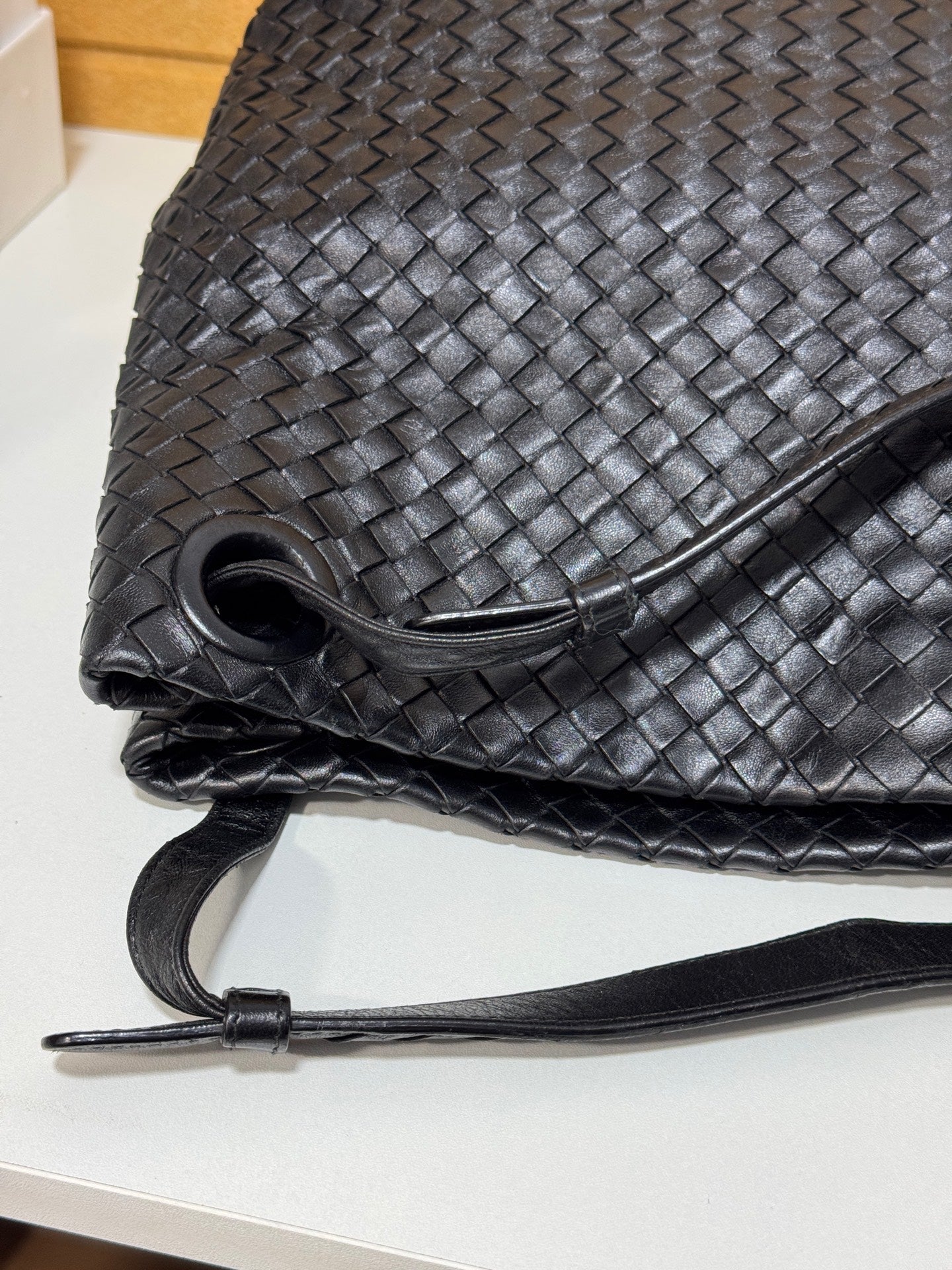 Bottega Veneta - Double Bridge Tote - Leather - Black - (Medium)