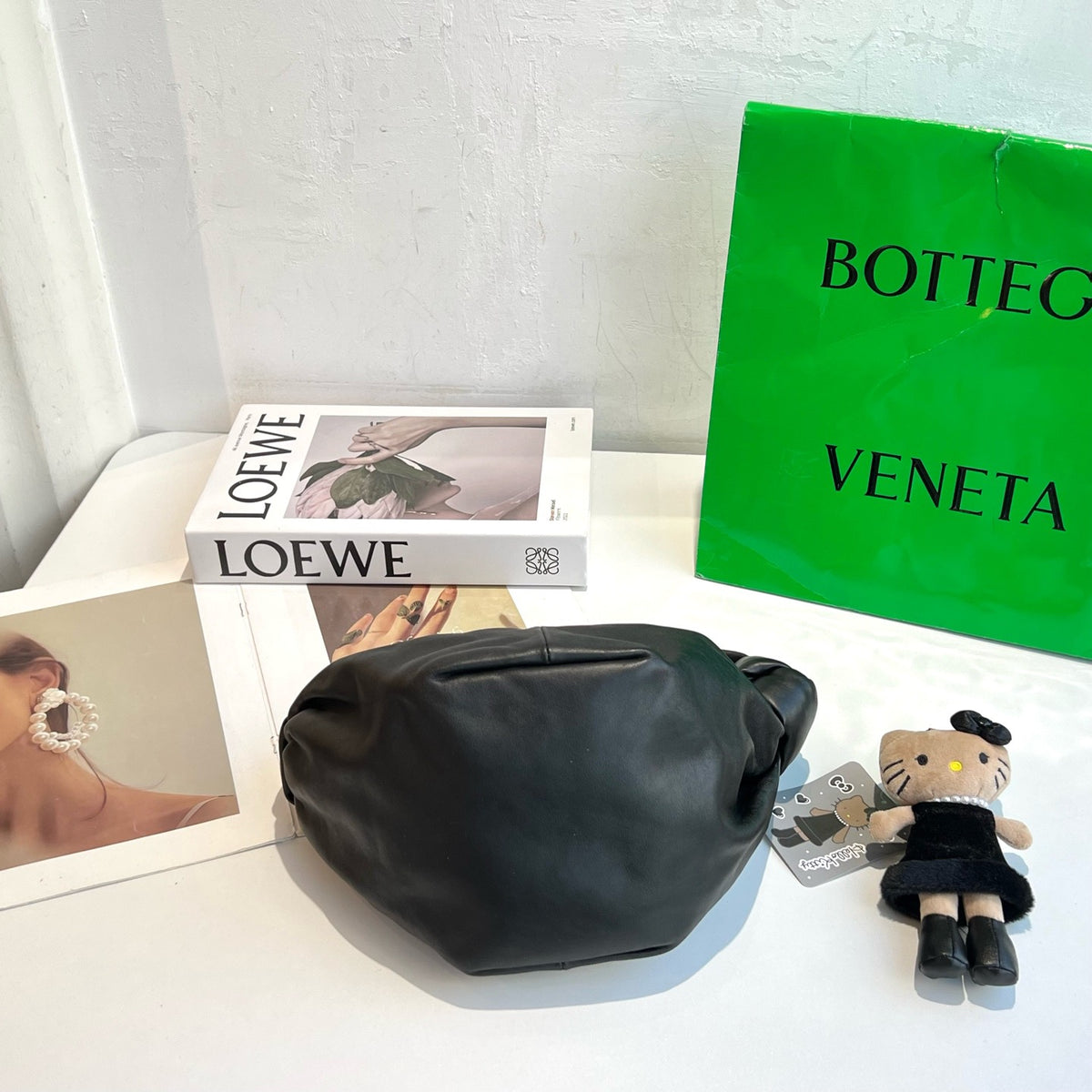 Bottega Veneta - Double Knot - Leather - Black